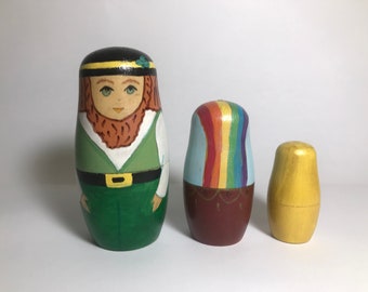 Leprechaun Matryoshka Nesting Dolls