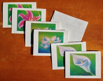 Lily Series Note Card Set (6 cards)