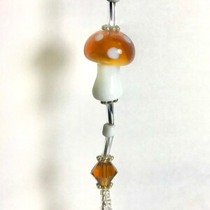 Mushroom Crystal Sun Catcher