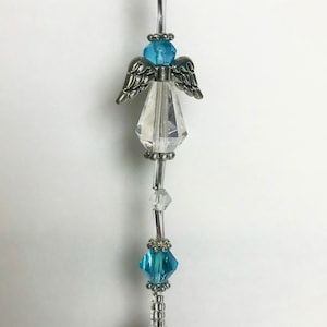 Turquoise Angel December Birthstone Crystal Sun Catcher