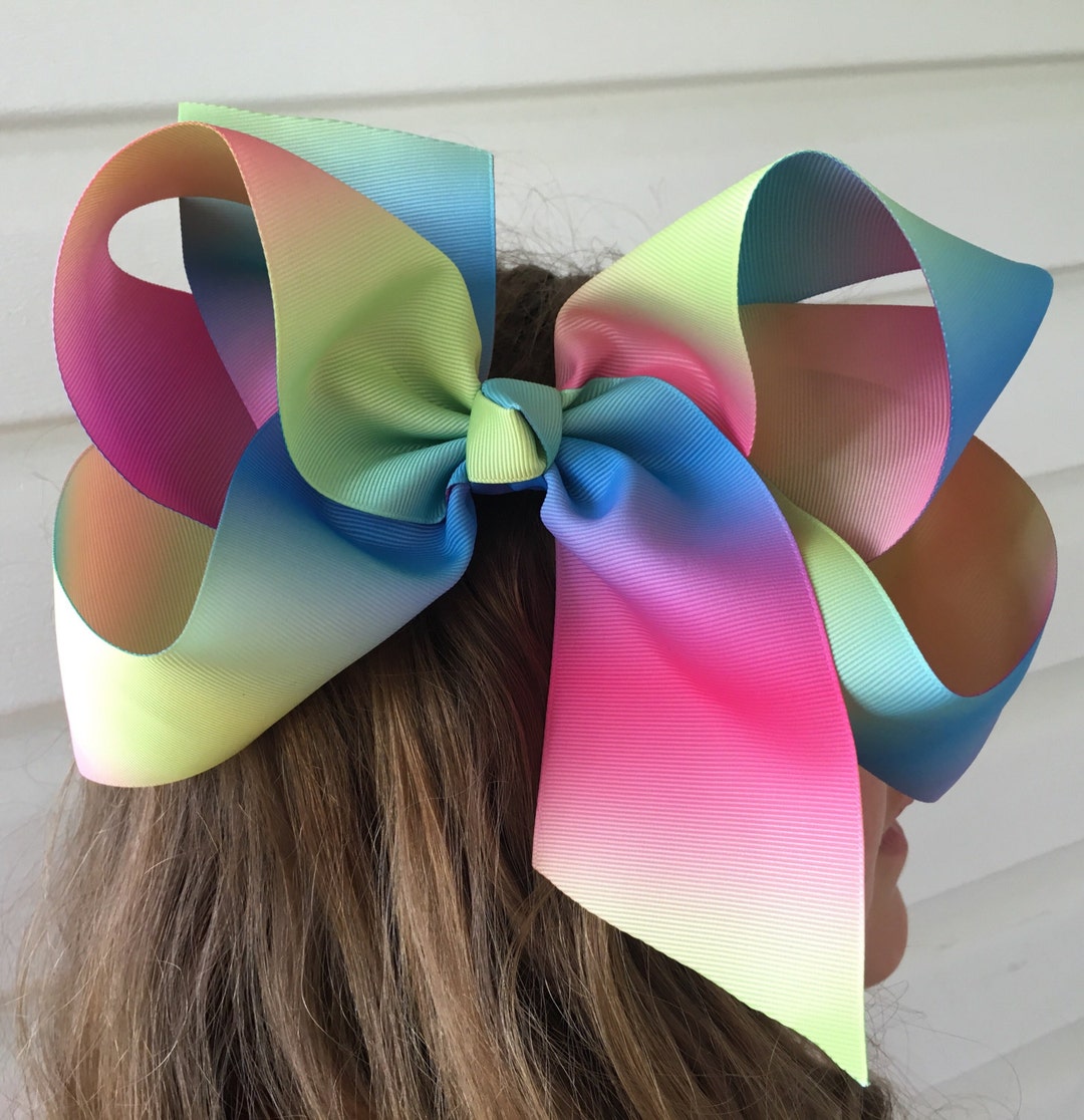 pastel rainbow bow tie
