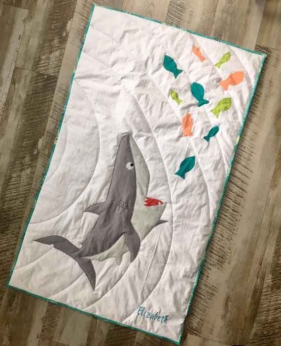 shark baby bedding