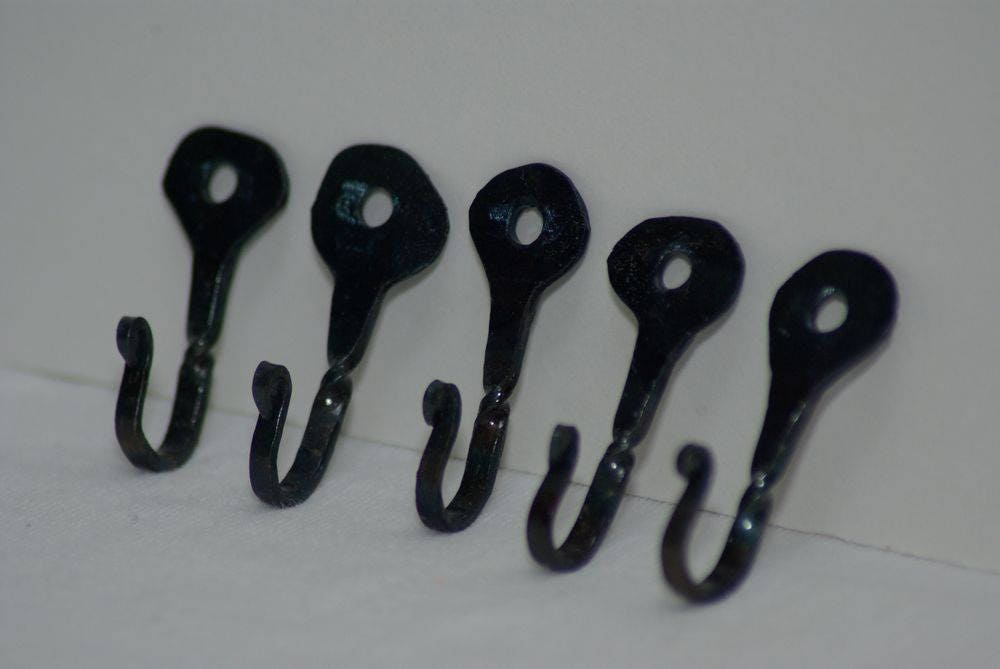 Horseshoe Nail Hook Twisted Decorative Wall Hook Metal Hook Etsy
