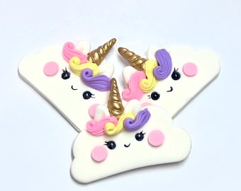 Unicorn cloud clay, cloud clay for pens, cloud clay embellishment