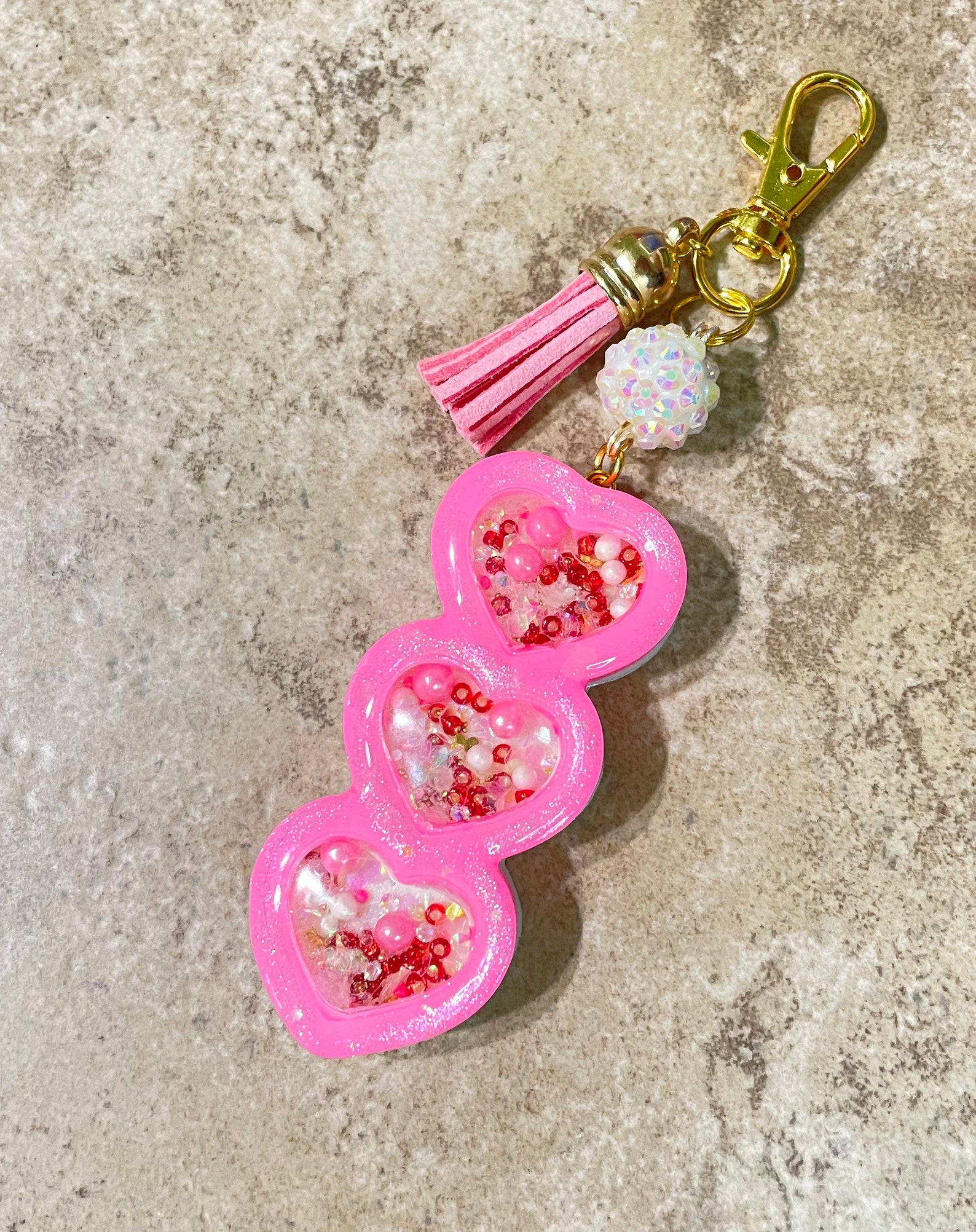 Heart shaker charm heart stack shaker valentine gift Etsy