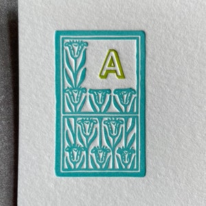 Ensemble de papeterie en relief personnalisée, Papeterie typographique avec enveloppe, Cartes typographiques vierges, Cartes typographiques personnalisées