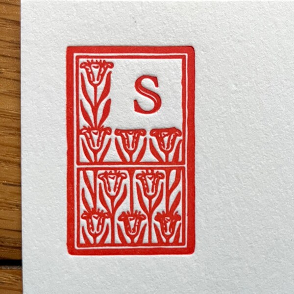Custom Letterpress Etsy