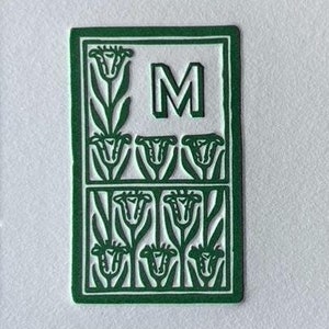 Benutzerdefinierte Letterpress Briefpapierkarten, personalisierte minimalistische Karte, individuell geprägtes Briefpapierset, Letterpress Briefpapier mit Umschlag
