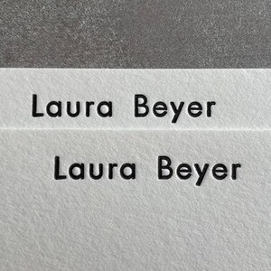 Individuell geprägtes Briefpapier-Set, Letterpress Briefpapier mit Umschlag, Letterpress Blanko-Karten, personalisierte Letterpress Briefpapier-Karten