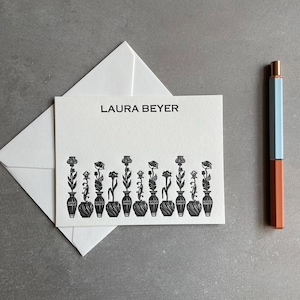 Papelaria de casamento com impressão tipográfica personalizada, conjunto de papelaria com monograma, iniciais personalizadas, conjunto de cartas para escrever