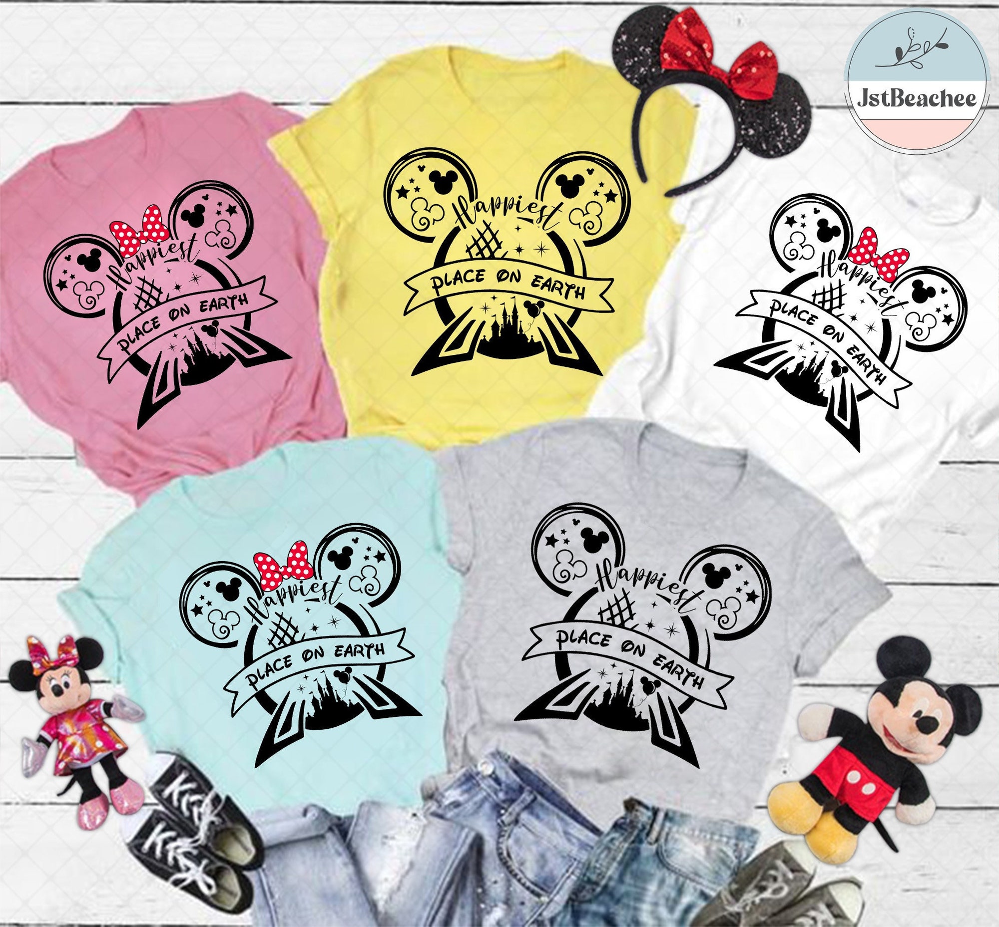Happiest Place On Earth shirts, Disney Epcot shirts, Disneyworld Shirts Family, Disney Vacation shirts