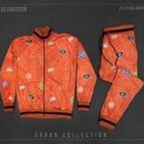 Print Jacket shops Jogger Set