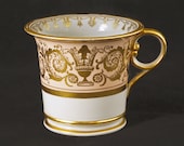 Early Worcester Barr, Flight Barr Porcelain Coffee Can - 1804 -1813, England