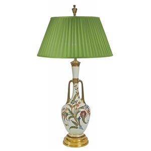 Royal Worcester Persian Style Antique Vase Table Lamp Entryway Console Lamp Sideboard Gift Porcelain Lover English Country Gift