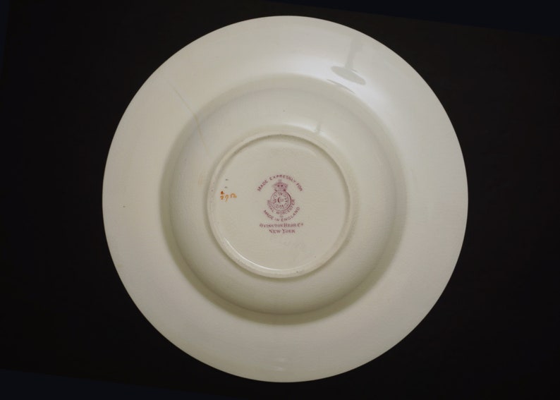 1929 Royal Worcester Neoclassical Style Bowl Cabinet Display Gilt C2954-1929 England