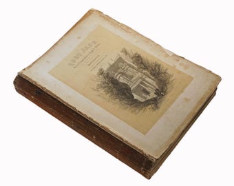 Roberts Holy Land Vol 3 & 4 Edition 1855–1856 Tinted Lithographs Antique Travel Art Book