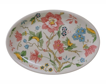 Villeroy & Boch Chintz Pattern Oval Dish Foyer Tray Catchall Dish Housewarming Gift Farmhouse Hostess Gift