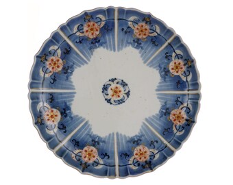 Imari Dish Kangxi Mark Asian Decor Antique Wall Plate 18th C Chinese Porcelain Collector Gift