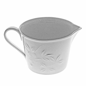 KPM Berlin Creamer Fleurs Estivales Feldblume Embossed Floral Insects Bauhaus - post 1945 mark, Germany