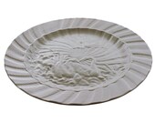 Set of 12 Meissen Swan Service Charger Plates Crossed Swords - post 1947 mark, Germany