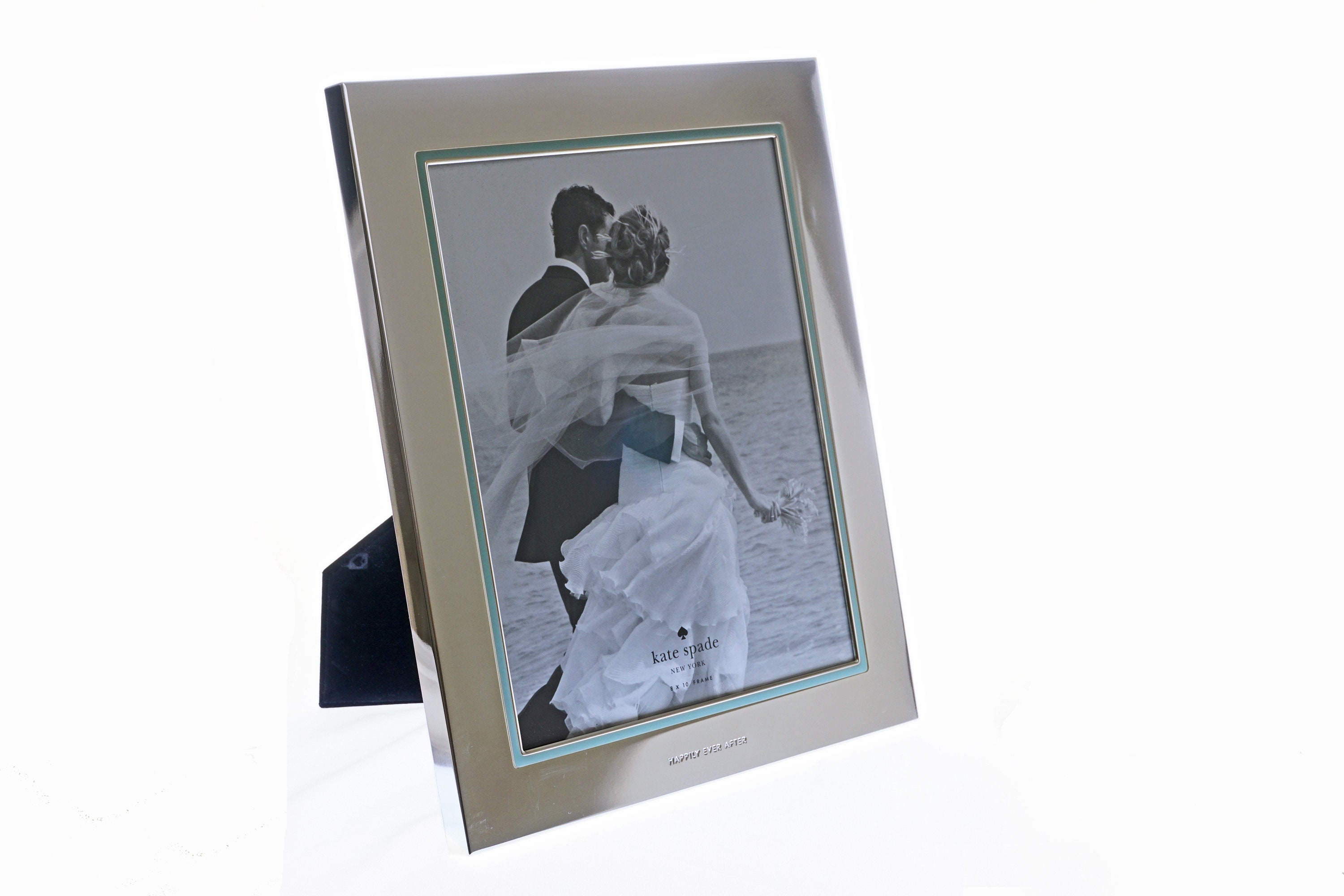 8x10 Silverplate Wedding Picture Frame Kate Spade Happily Ever - Etsy