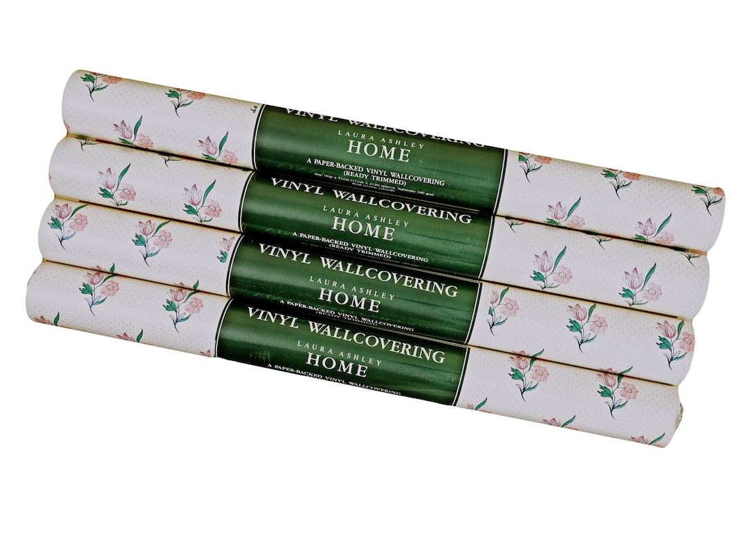 Laura Ashley Home Wallpaper Set 4 Rolls Vinyl Wallcovering Jane Pattern