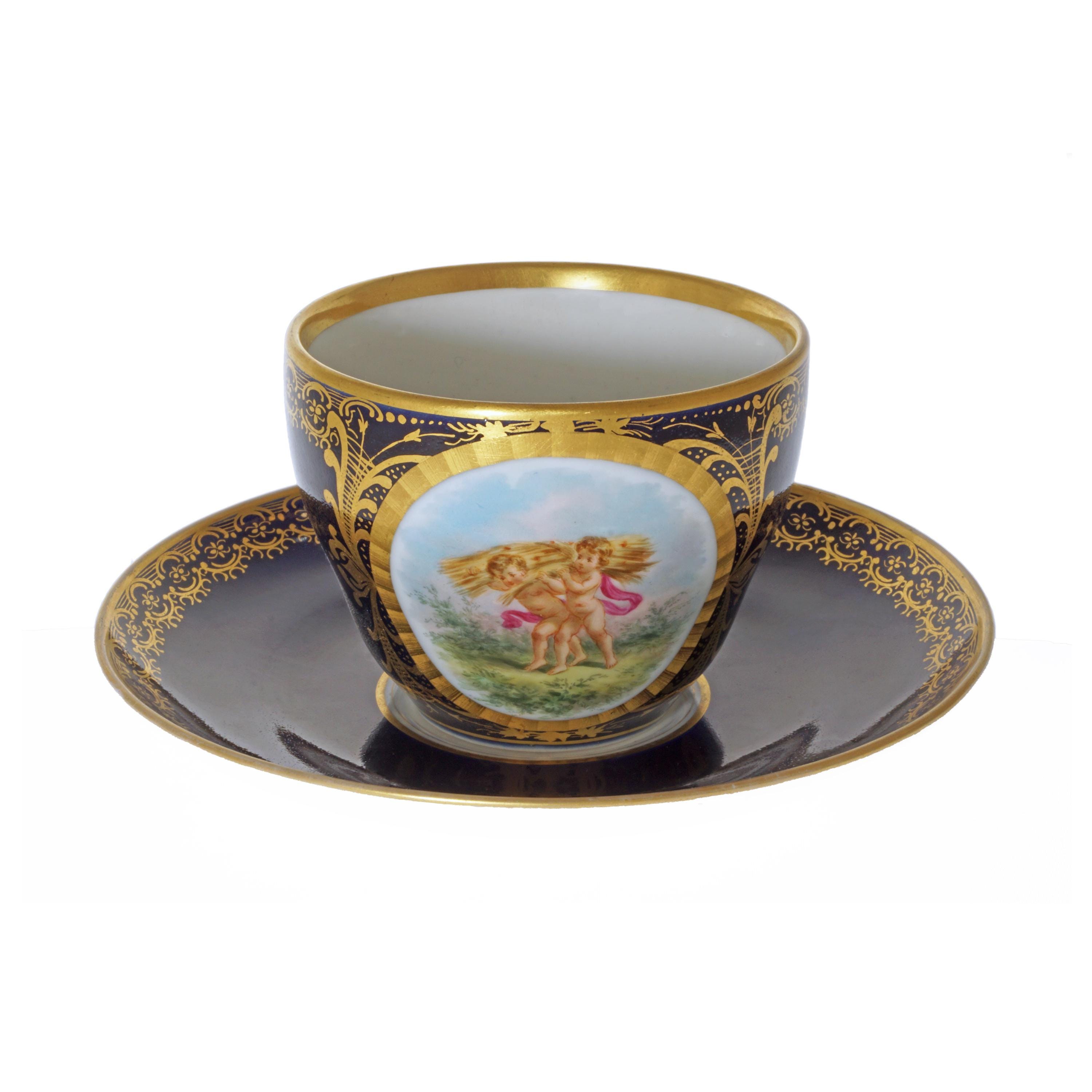 Kpm Porcelain Saucer - Etsy