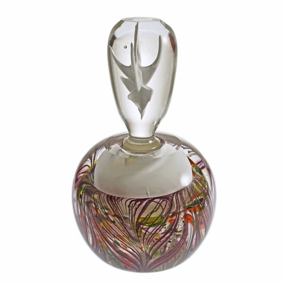 Perfume Bottle Art Glass Scent Bottle Fragrance S… - image 1