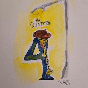 I Quattro: Mostri di lettere inquietanti... La sfida quotidiana dell'artista con le lettere di oggi