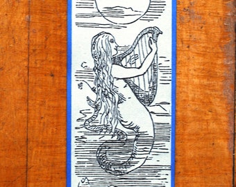 One-of-a-Kind Bookmarks, 100% Reclaimed Materials -- Thackeray's Mermaids