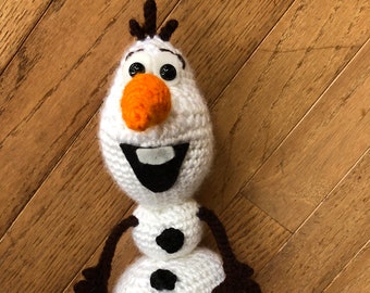 crochet olaf inspired doll