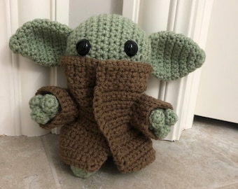 crochet 7+ inch the child inspired amigurumi