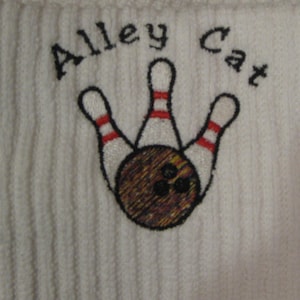 Alley Cat Bowling Sport Towel