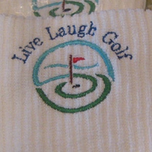 Live Laugh Golf Sport Towel
