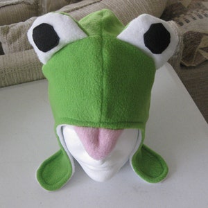 Fleece Frog Adult/Teen Hat