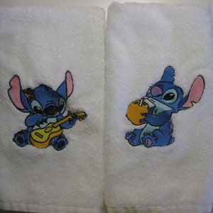 Embroidered Stitch Hand Towel Set #2