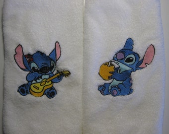 Embroidered Stitch Hand Towel Set #2