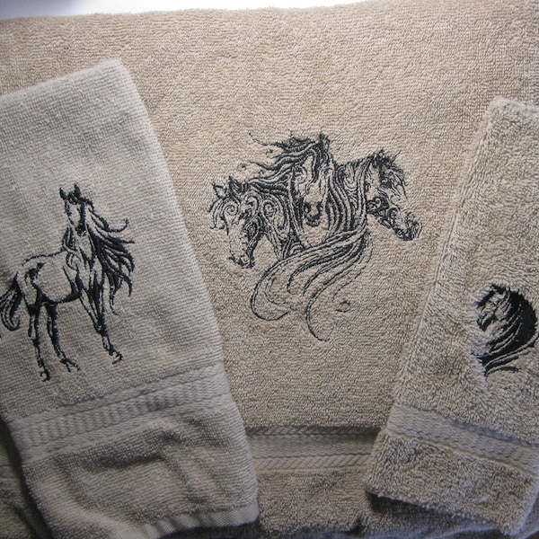 Horse Bath Towel Etsy