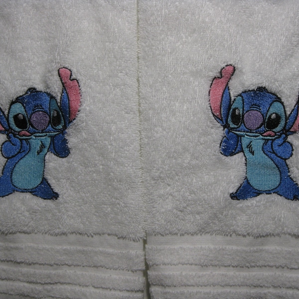 Stitch Embroidered Hand Towel Set
