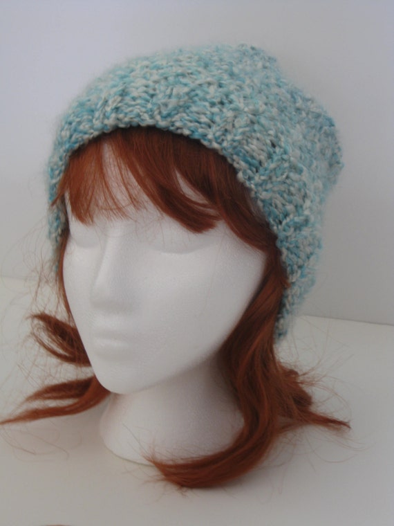 Seafoam Pebble Stitch Soft Beanie - Etsy display picture 1