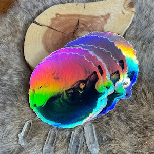 Yin Yang Sticker Holographic
