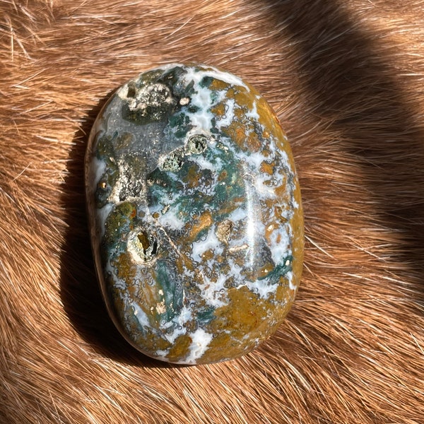 Ocean Jasper Palm Stone