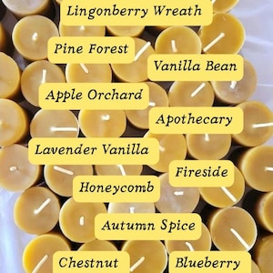 Scented Beeswax Votives | Mini Pillars Handmade in Vintage Molds