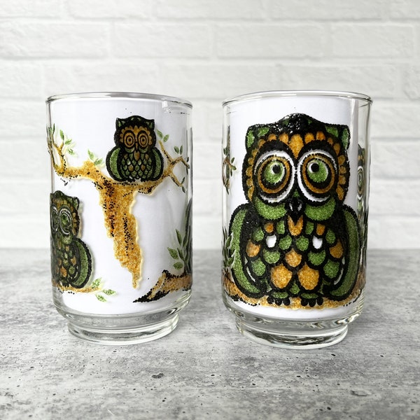 Owl Glasses Etsy