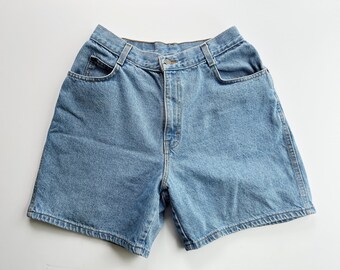 Gitano Jean Shorts, 28" waist, Cotton Jean Shorts, Medium light Wash Denim, Gitano Jeans, vintage USA, Vintage size 12, Denim Shorts