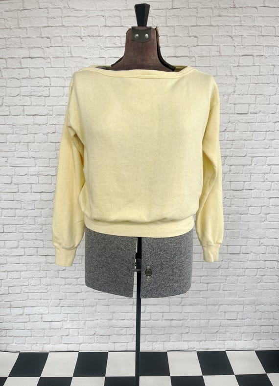 Butter Yellow Pullover, Super Soft Lightweight Sw… - image 1
