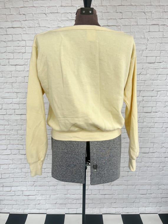 Butter Yellow Pullover, Super Soft Lightweight Sw… - image 4
