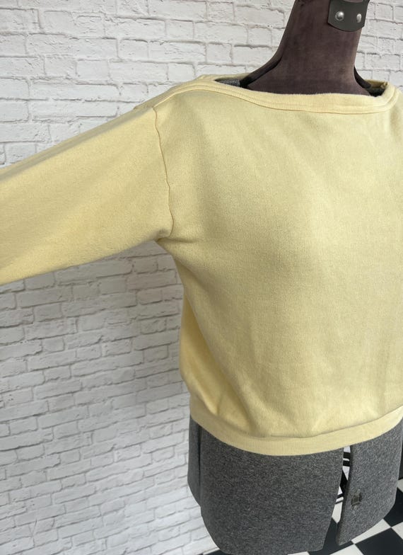 Butter Yellow Pullover, Super Soft Lightweight Sw… - image 9