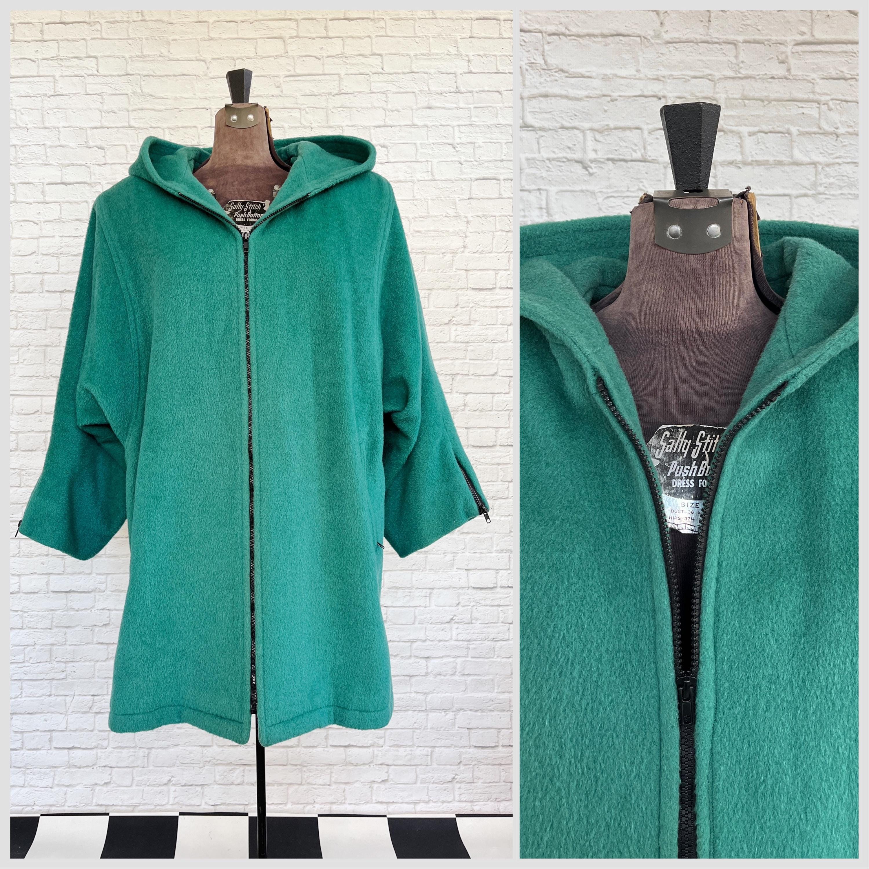 Vintage 80s Oversized Wool Coat - Etsy