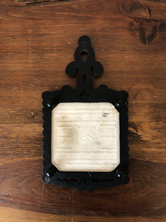 Iron Rooster Trivet Good Morning Tile Colorful Rooster Etsy